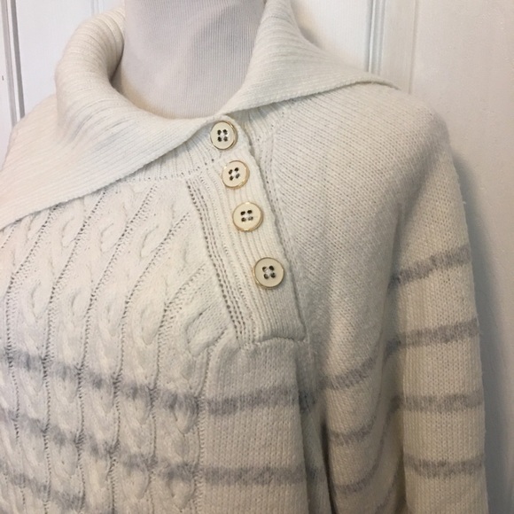 Croft & Barrow split cowl neck sweater sz 3X. Fall / Winter. Casual or dress. - Picture 4 of 9